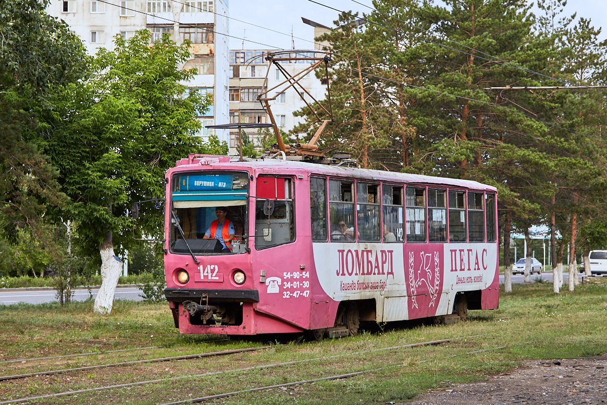 71-608КМ 142, Павлодар, трамвай