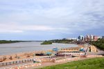 Набережная на реке Иртыш 